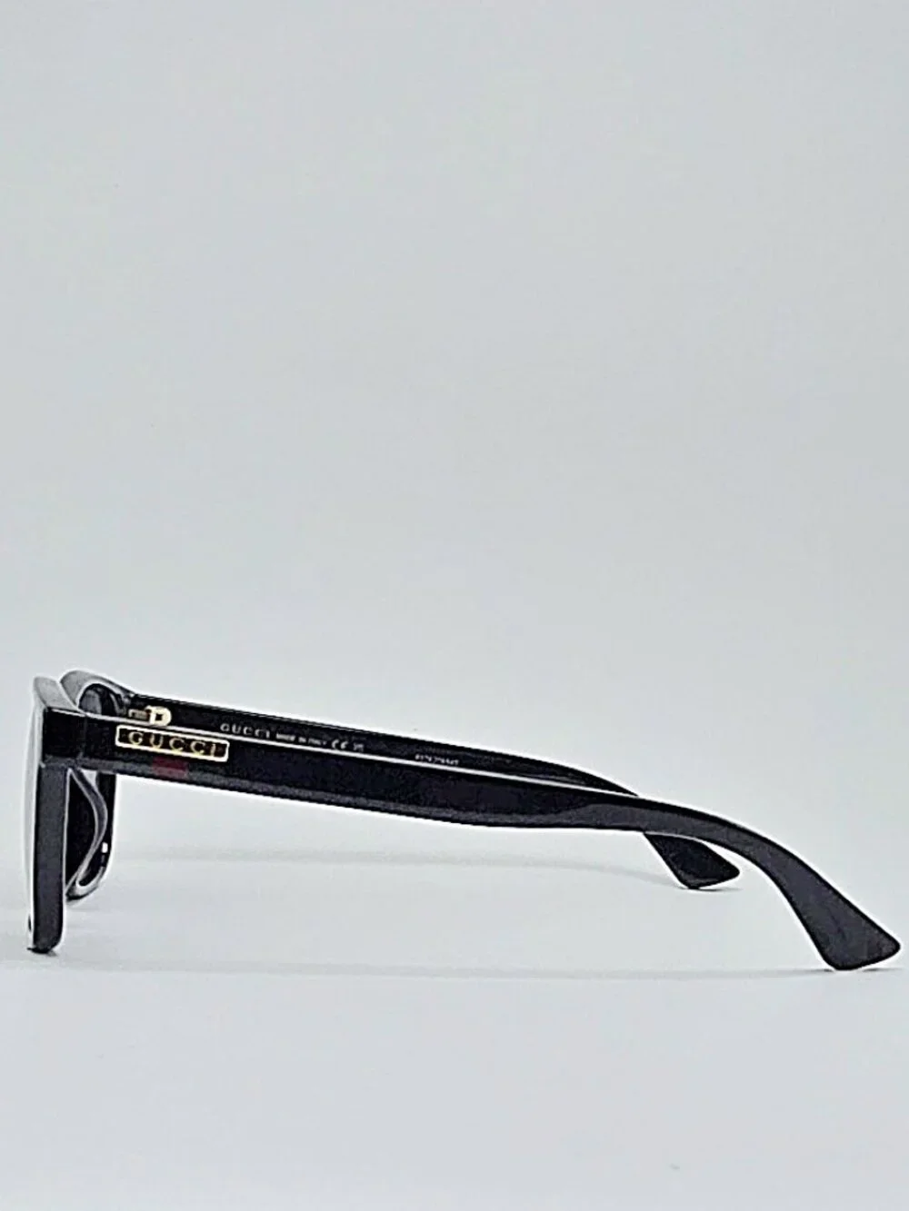 Gucci GG0746SA Black Square Sunglasses Gray Lenses 57-16-150